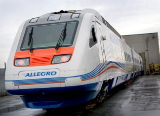 Скоростной поезд Allegro будет курсировать от Санкт-Петербурга до Турку